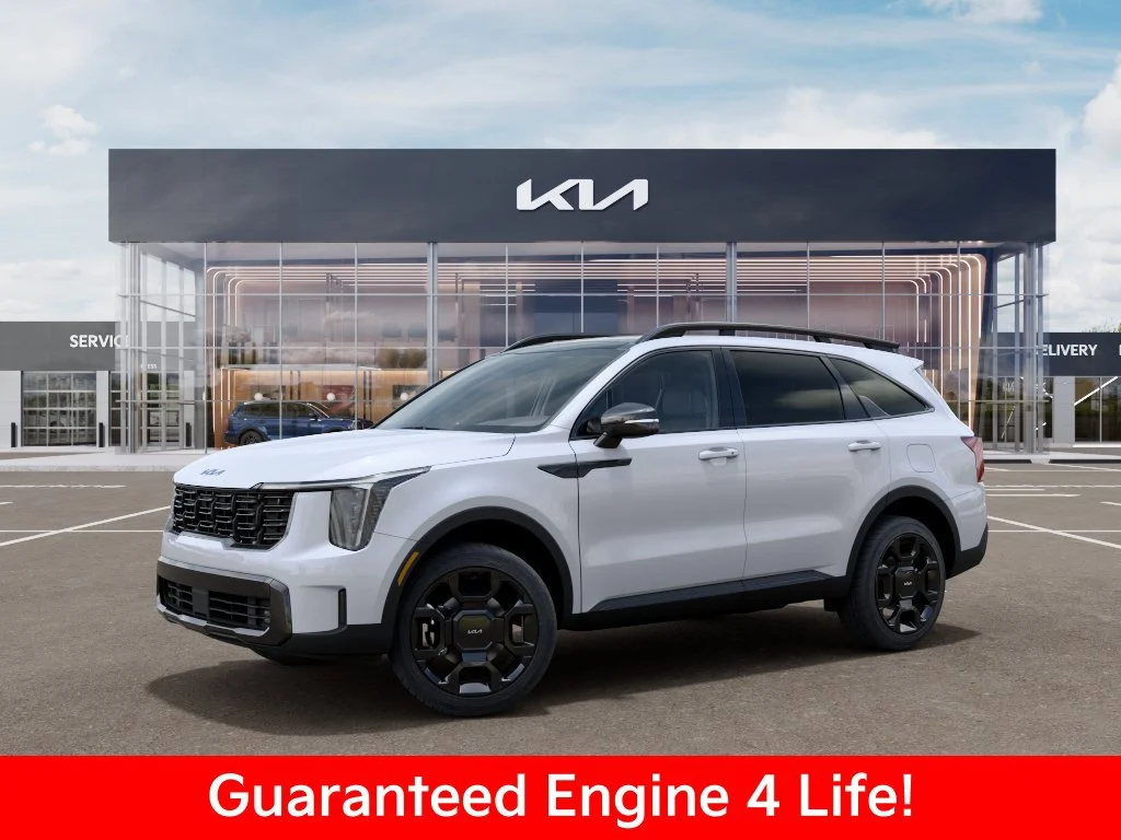New 2026 Glacial White Pearl Kia X-Line EX AWD image 3