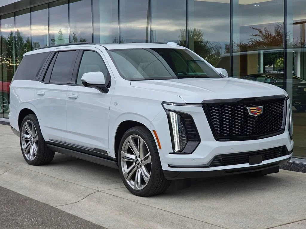 New 2026 Vibrant White Tricoat Cadillac Sport image 7