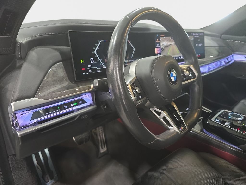 Certified Used 2023 Mineral White Metallic BMW 740i image 19