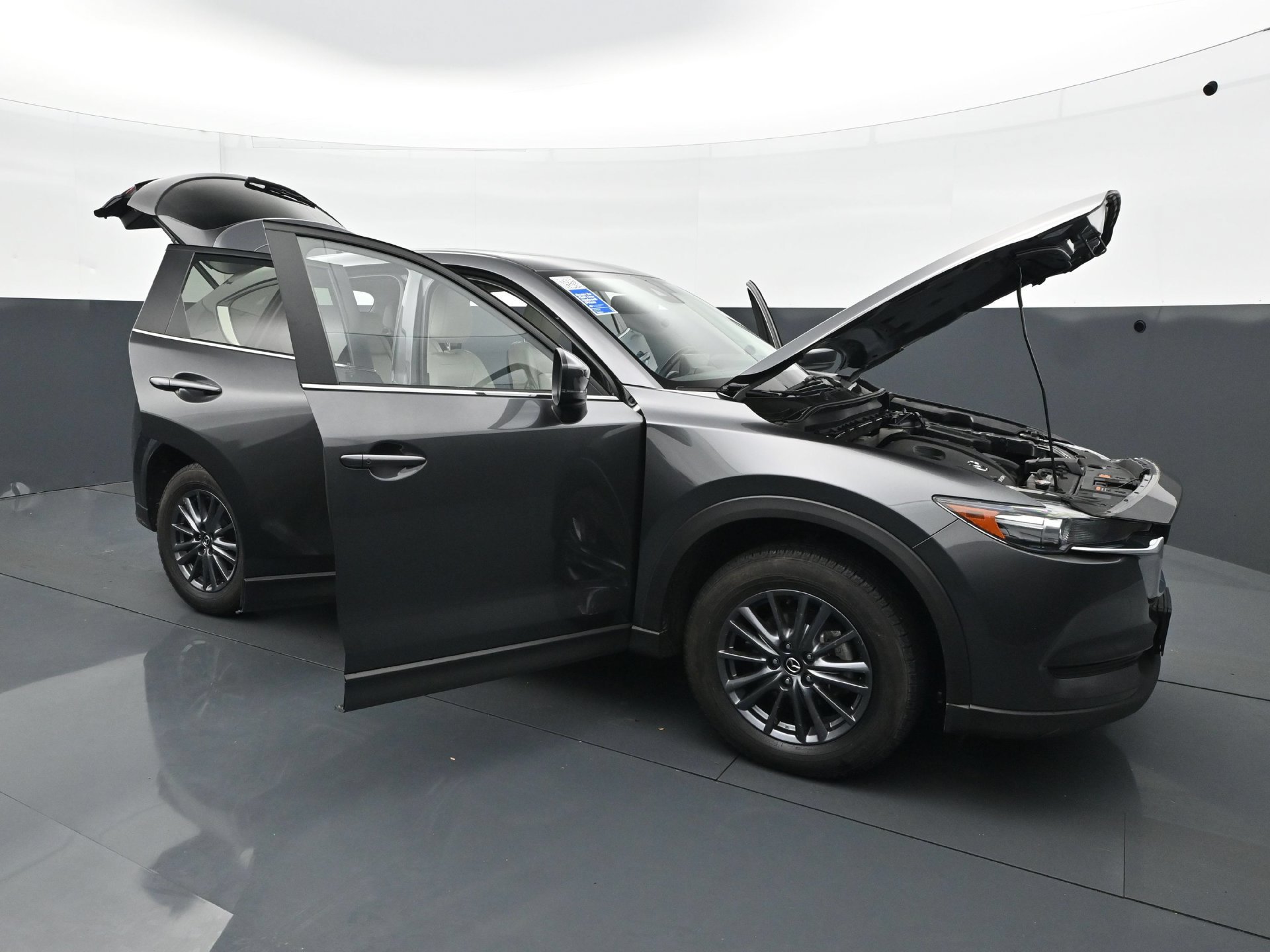 Used 2021 Machine Gray Metallic Mazda Touring AWD image 38