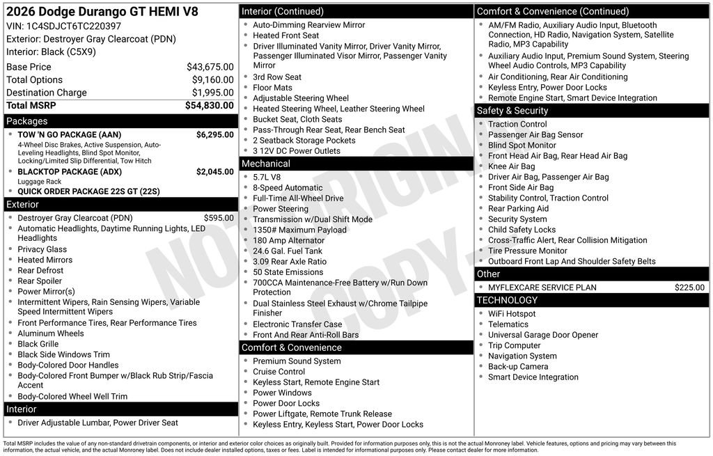 New 2026 Gray Dodge GT HEMI V8 image 32
