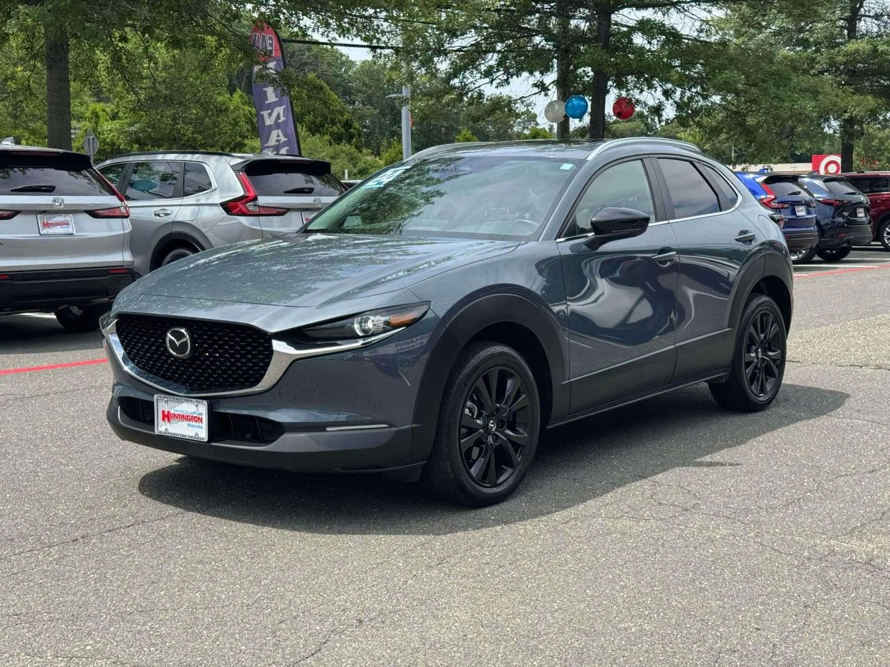 Used 2024 Polymetal Gray Metallic Mazda 2.5 S Carbon Edition image 3
