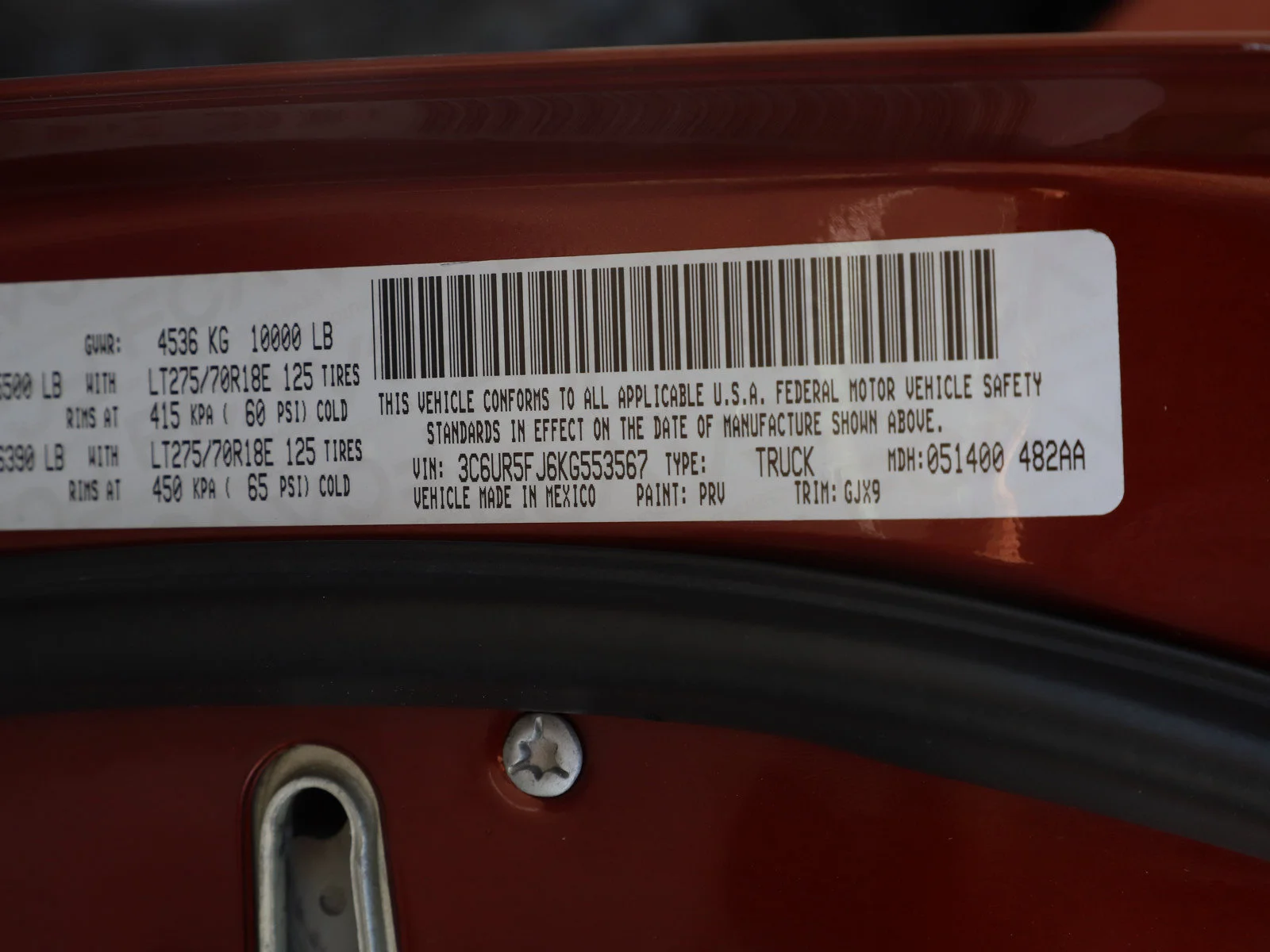 Used 2019 Delmonico Red Pearlcoat Ram Laramie image 27
