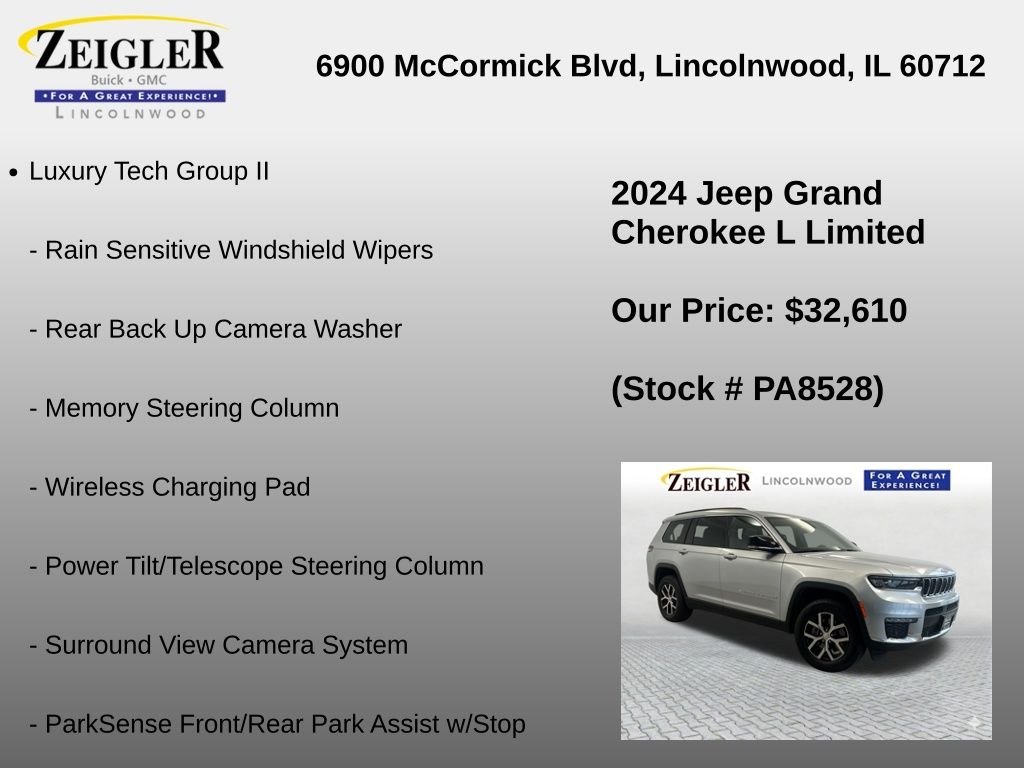 Used 2024 Silver Jeep Limited image 12
