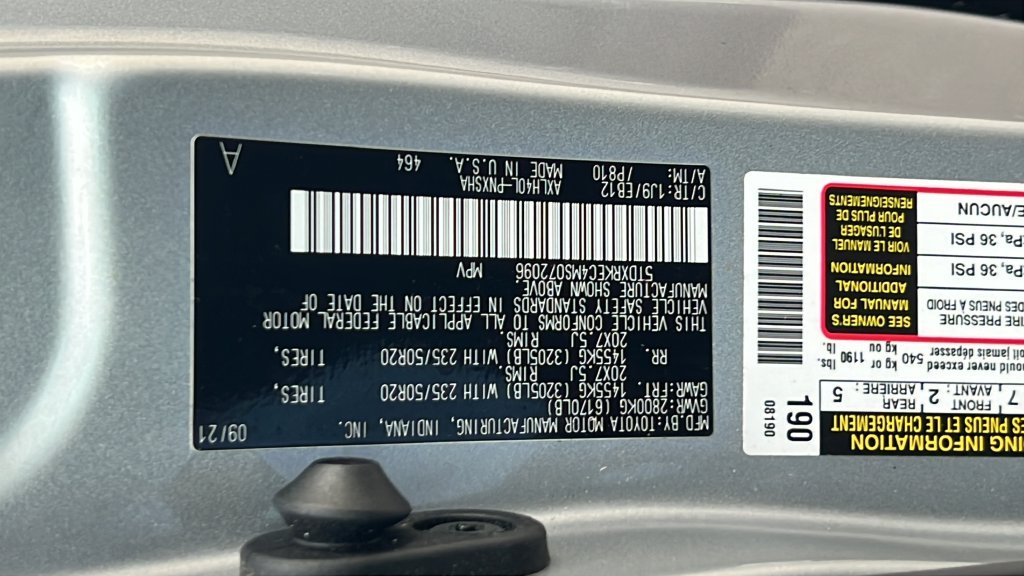 Used 2021 Silver Toyota XSE image 25