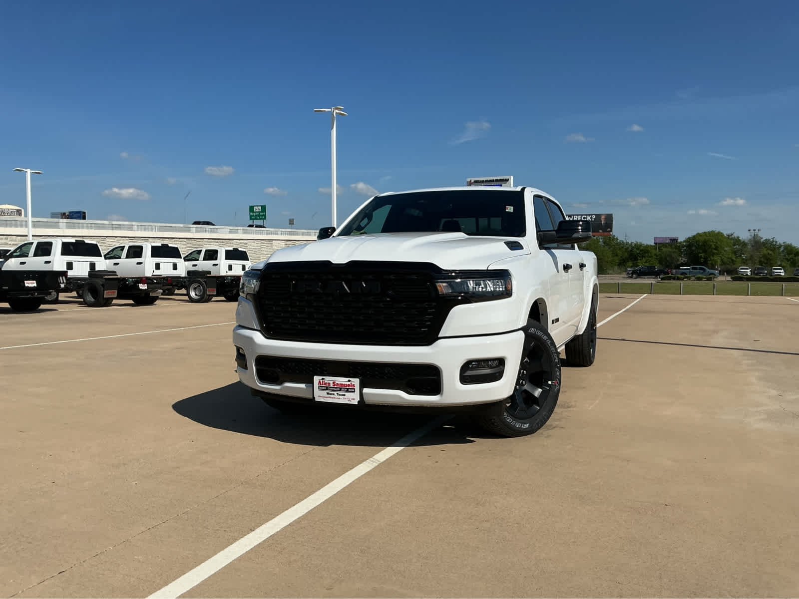 New 2026 Bright White Clearcoat RAM Lone Star image 2