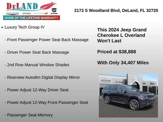 Used 2024 Black Jeep Overland image 6