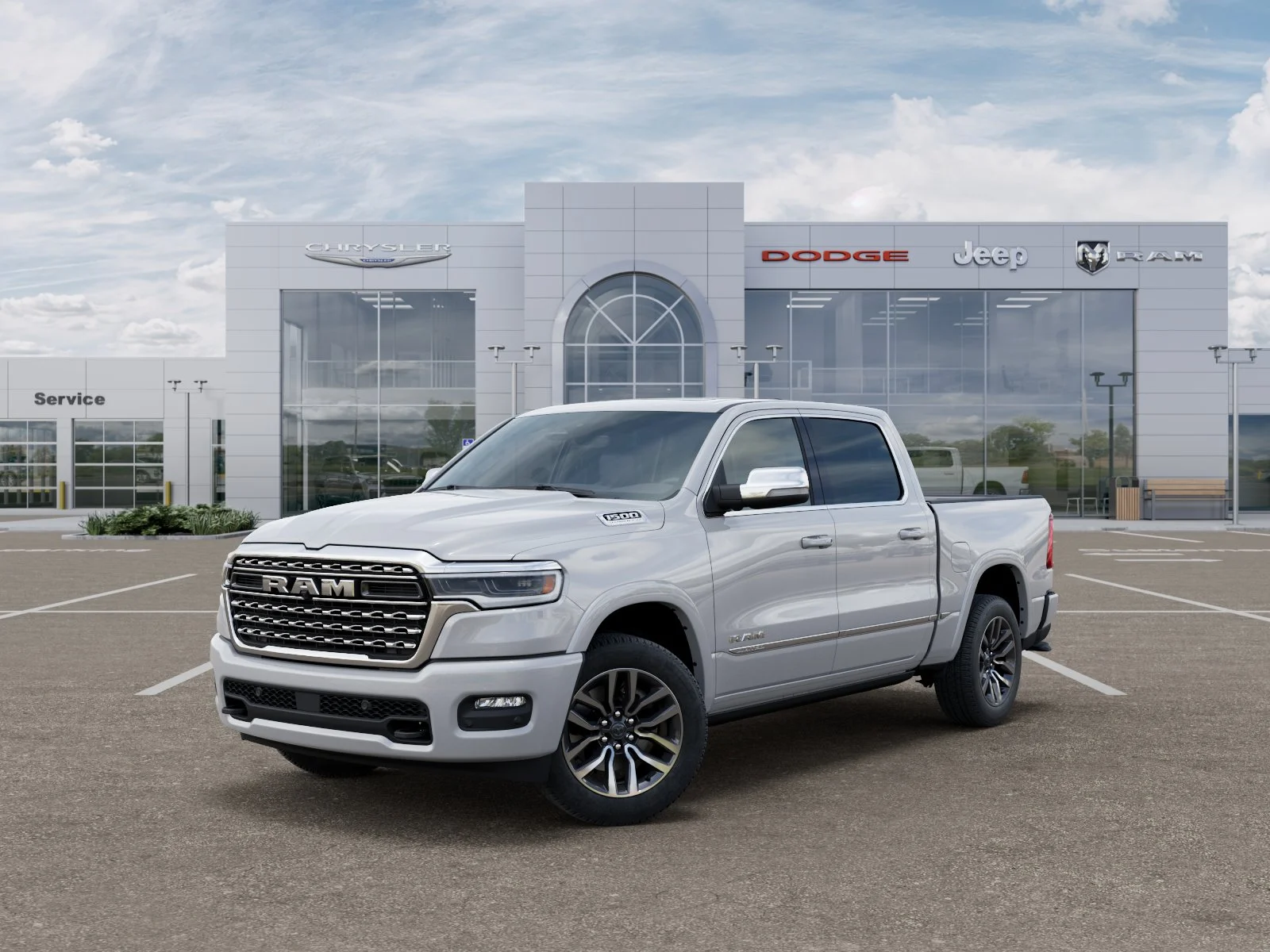 New 2026 Ivory White Tri-Coat Pearl-Coat Exterior Paint RAM Limited image 55