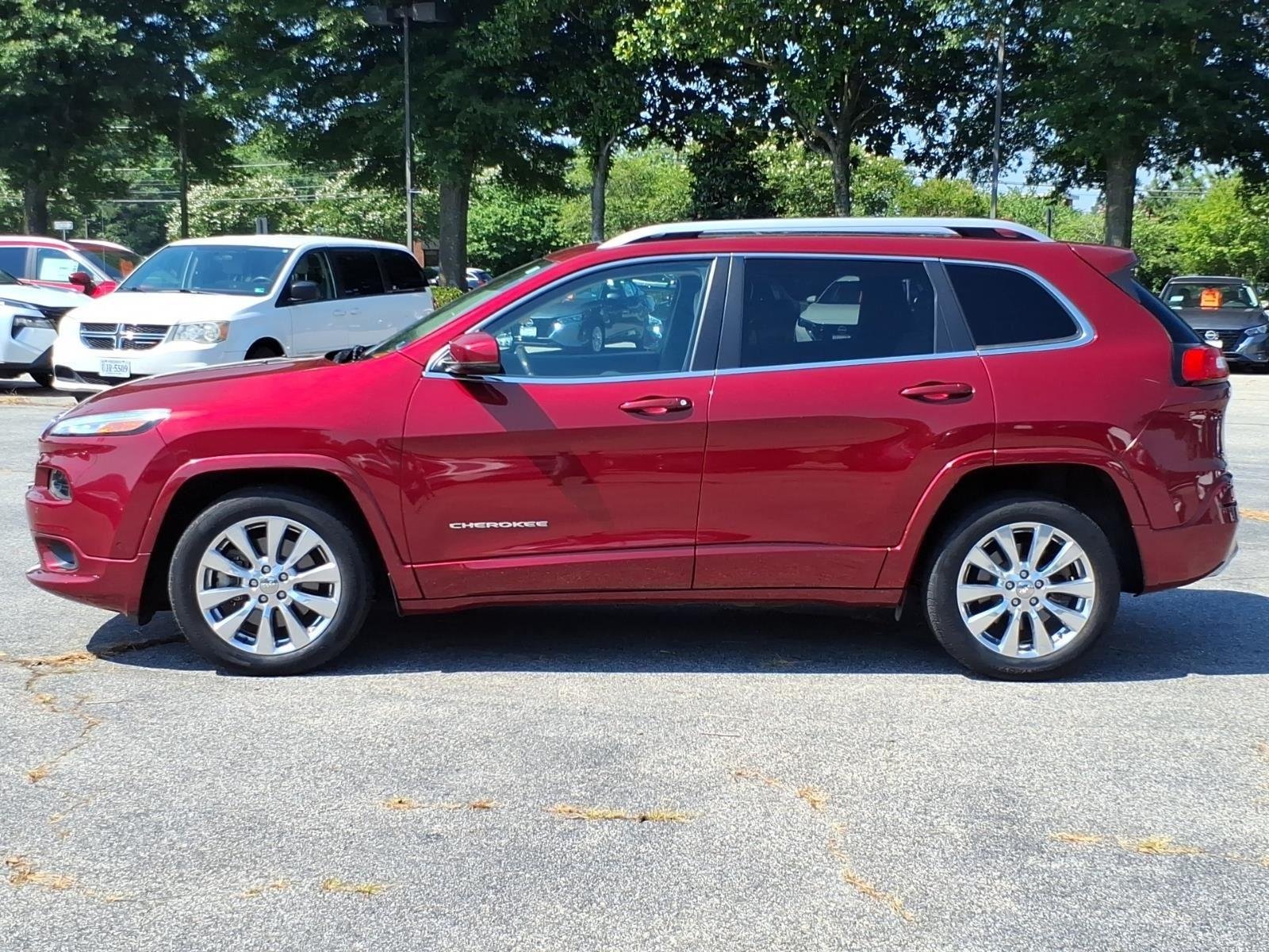 Used 2016 Deep Cherry Red Crystal Pearlcoat Jeep Overland image 3