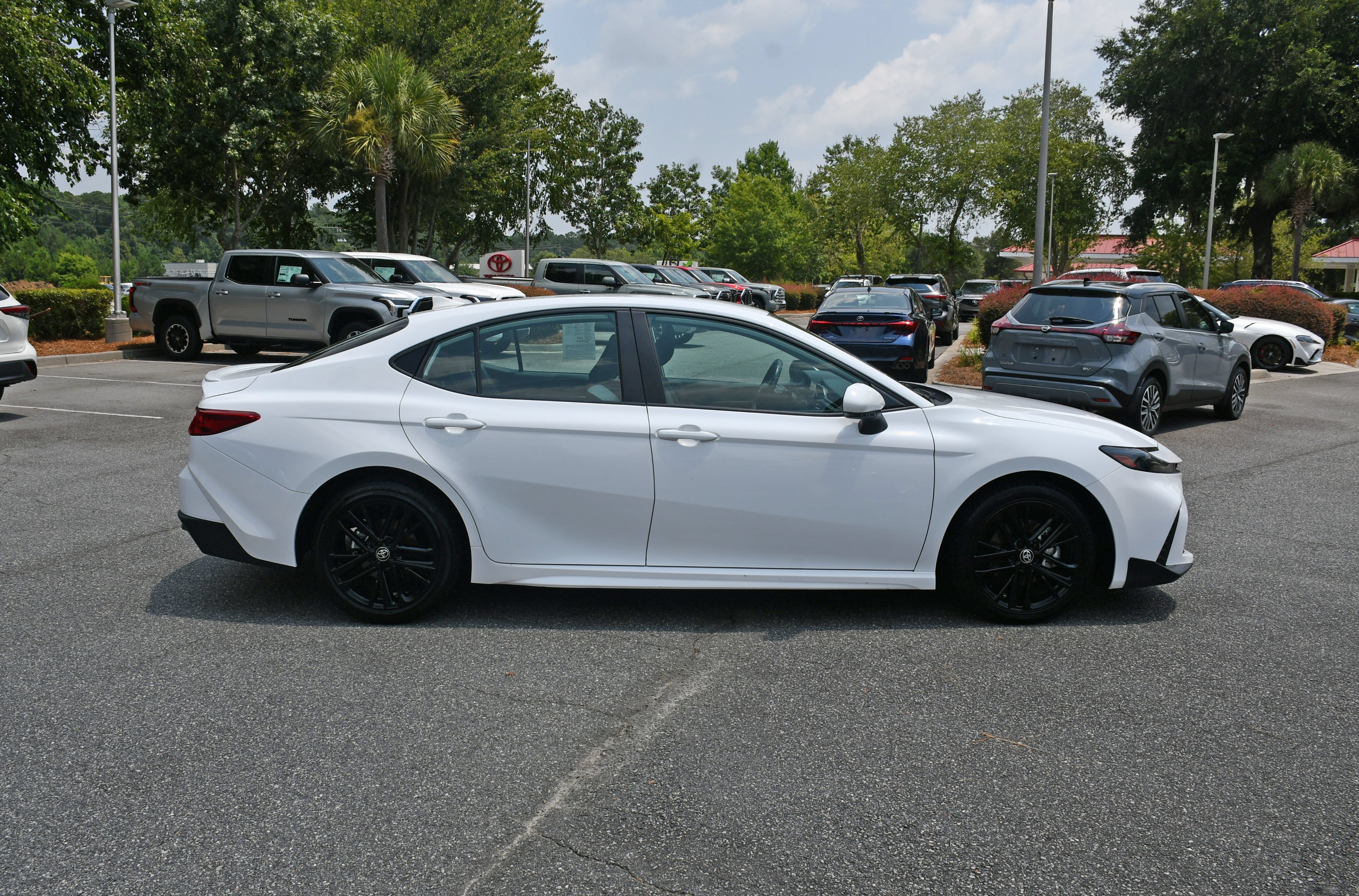 Used 2025 White Toyota SE image 4