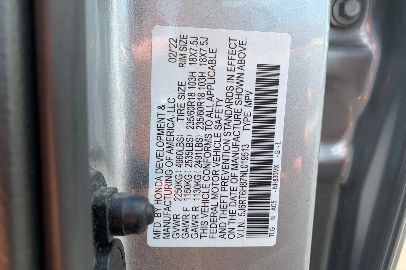 Used 2022 Silver Honda EX-L image 36