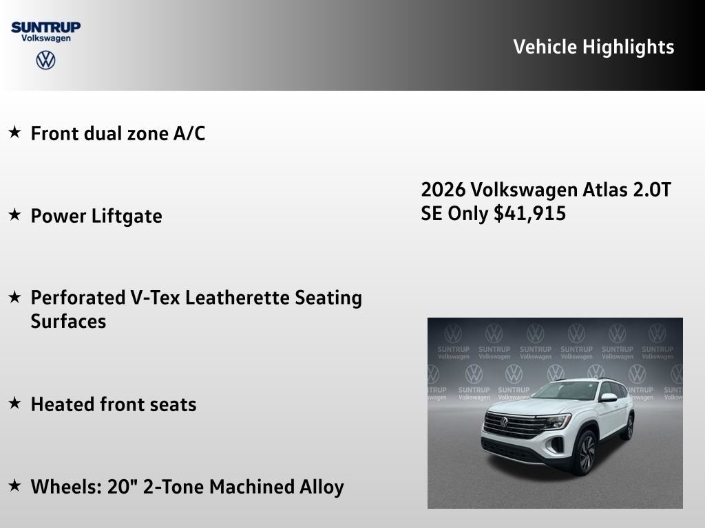 New 2026  Volkswagen SE w/Technology image 7