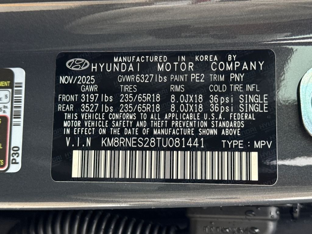 New 2026 Gray Hyundai SEL Premium AWD image 30
