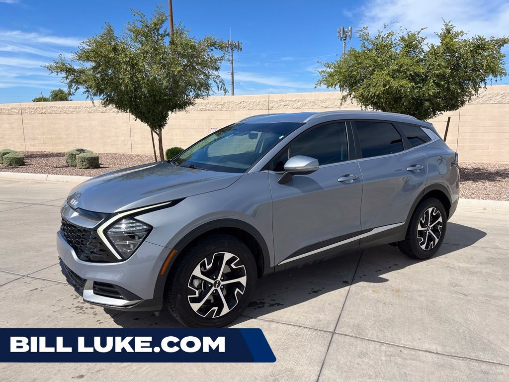 Used 2024 Silver Kia EX image 1