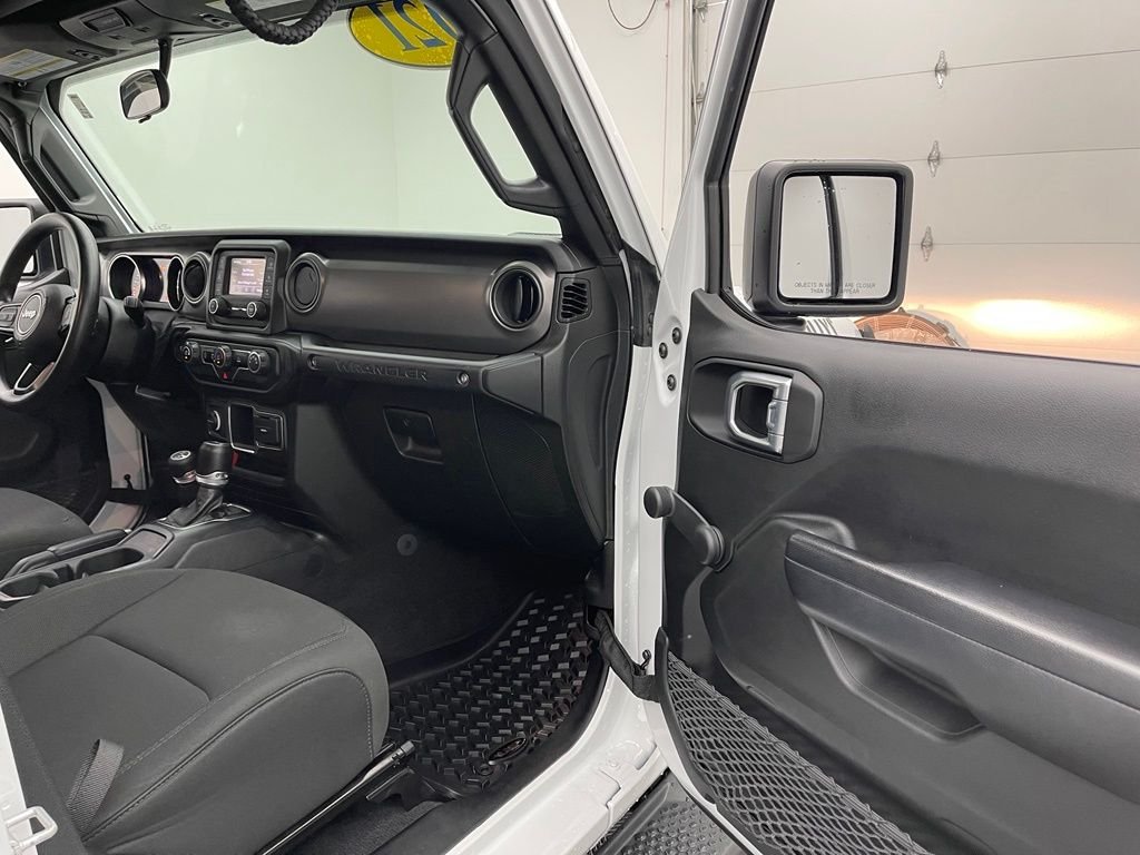 Used 2021 Bright White Clearcoat Jeep Unlimited Willys image 27