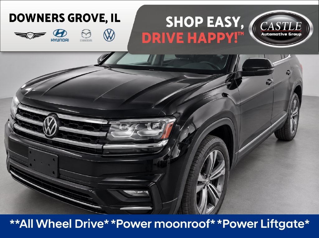 Used 2019 Black Volkswagen 3.6L V6 SEL R-Line image 1