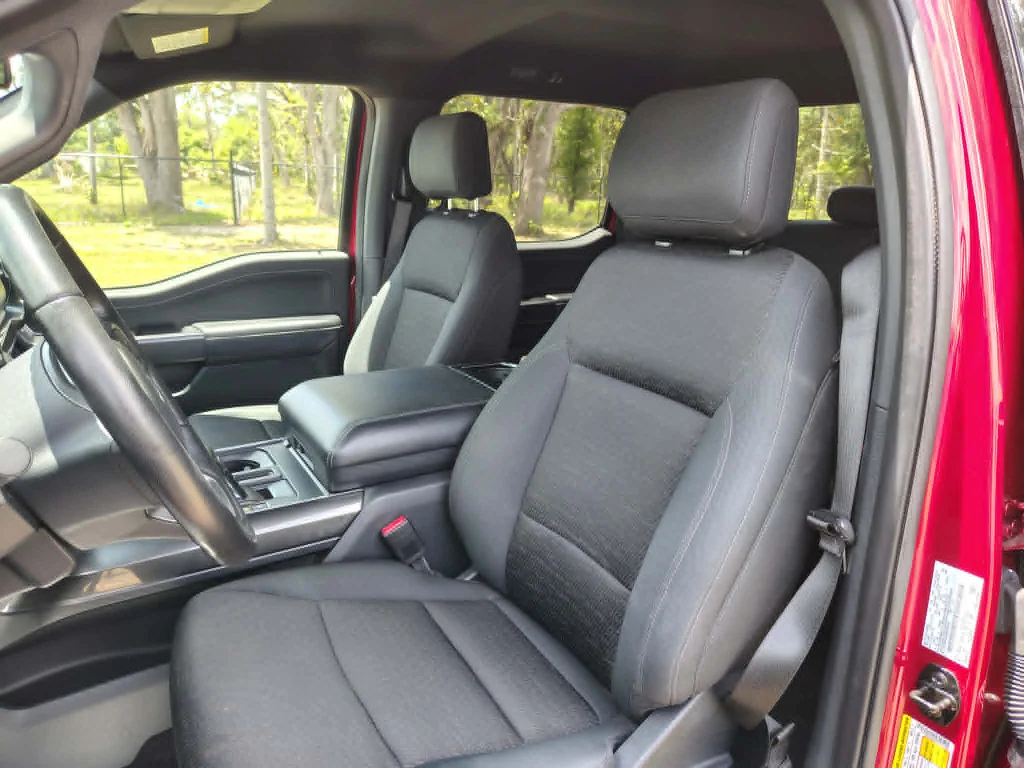 Used 2021 Red Ford XLT 4X4 CREW 5.0 image 14
