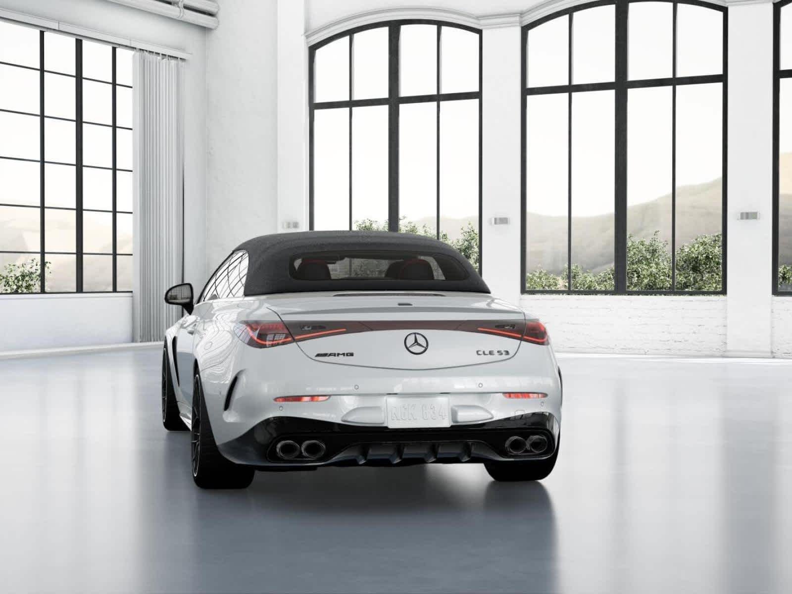New 2026 MANUFAKTUR Moonlight White Metallic Mercedes-Benz AMG® CLE 53 4MATIC+ Cabriolet image 25