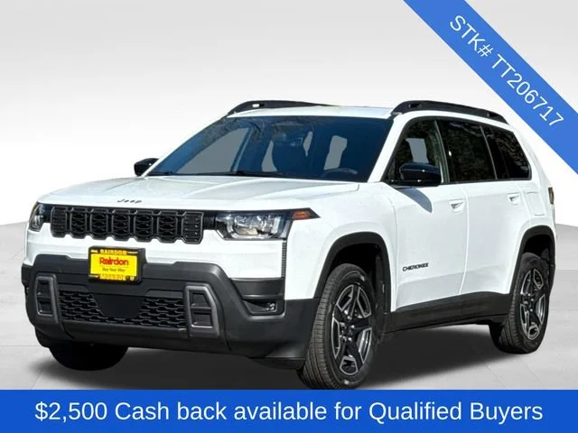 New 2026 Bright White Clearcoat Jeep Laredo image 2