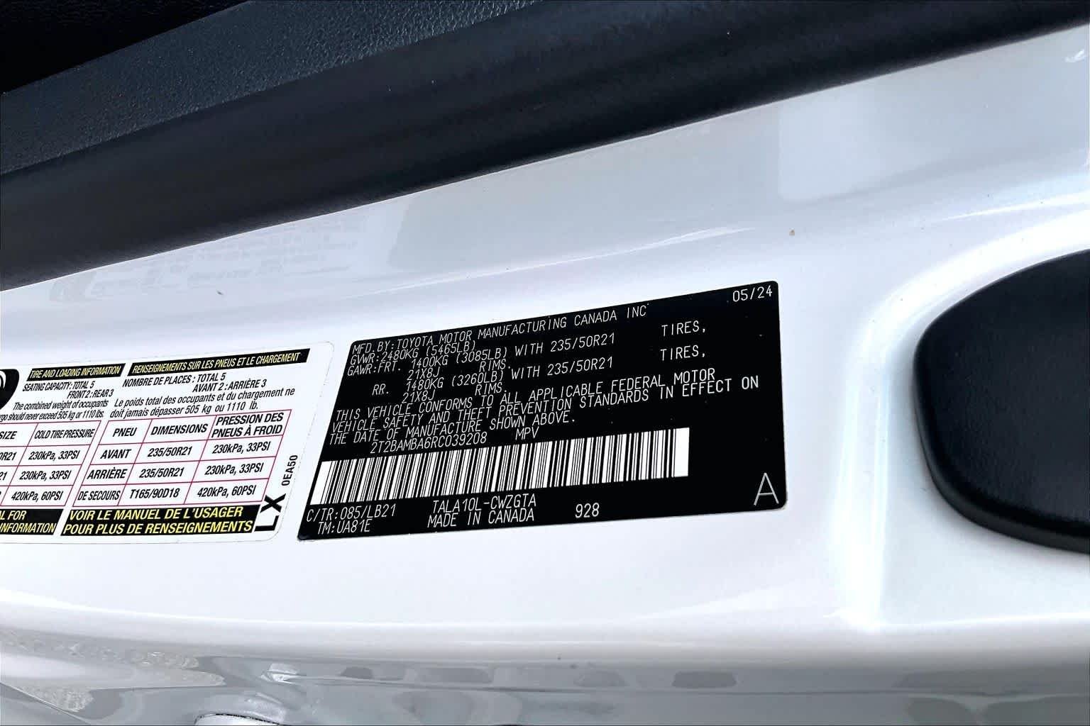 Used 2024 Eminent White Pearl Lexus Premium Plus image 35