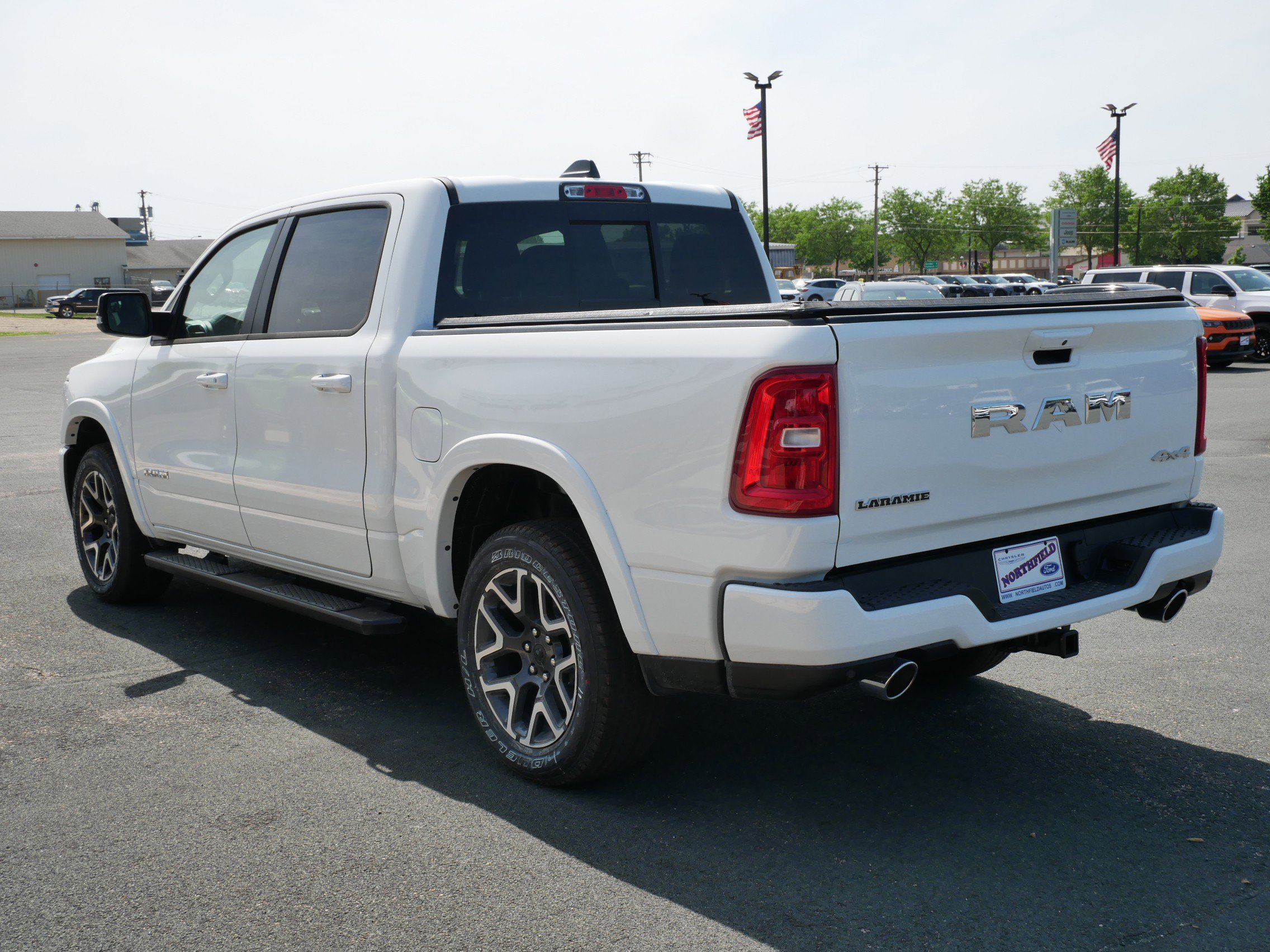 New 2026 Bright White Clear-Coat Exterior Paint RAM Laramie image 6