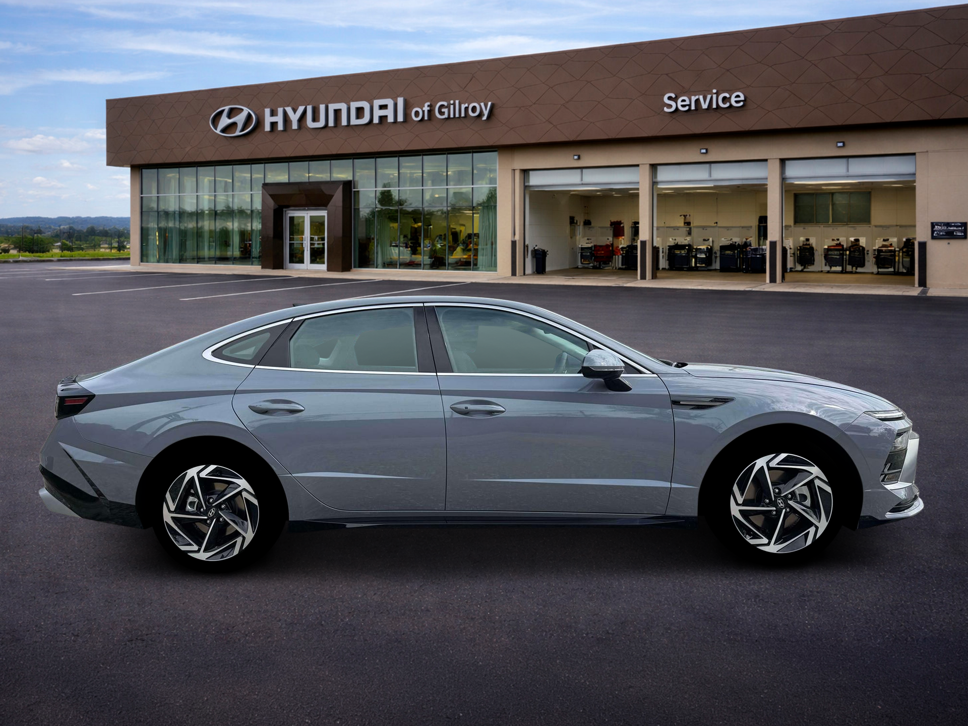 New 2026 Blue Hyundai SEL Sport image 4