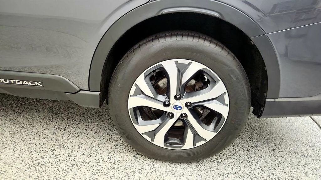 Used 2022 Magnetite Gray Metallic Subaru Limited CVT with Power Moonroof, HSW, Navigation System & More image 9