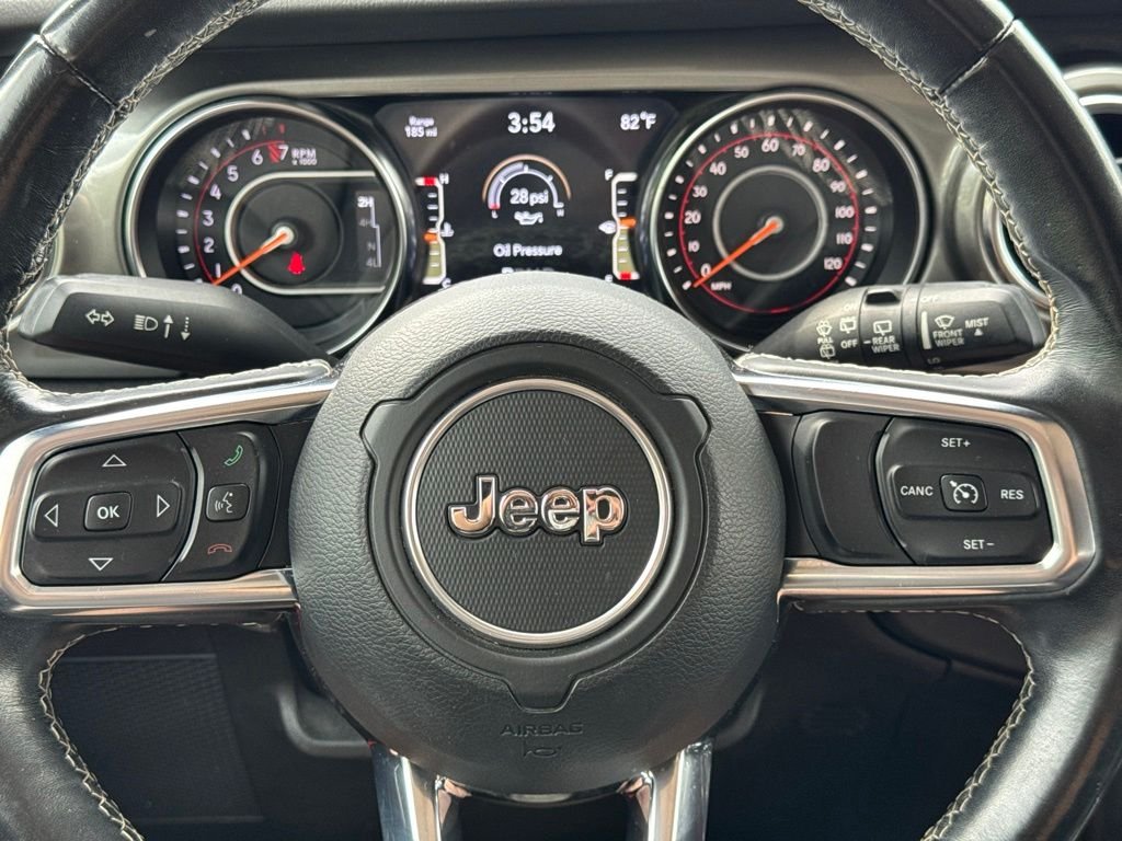 Used 2019 Orange Jeep Unlimited Sahara image 15