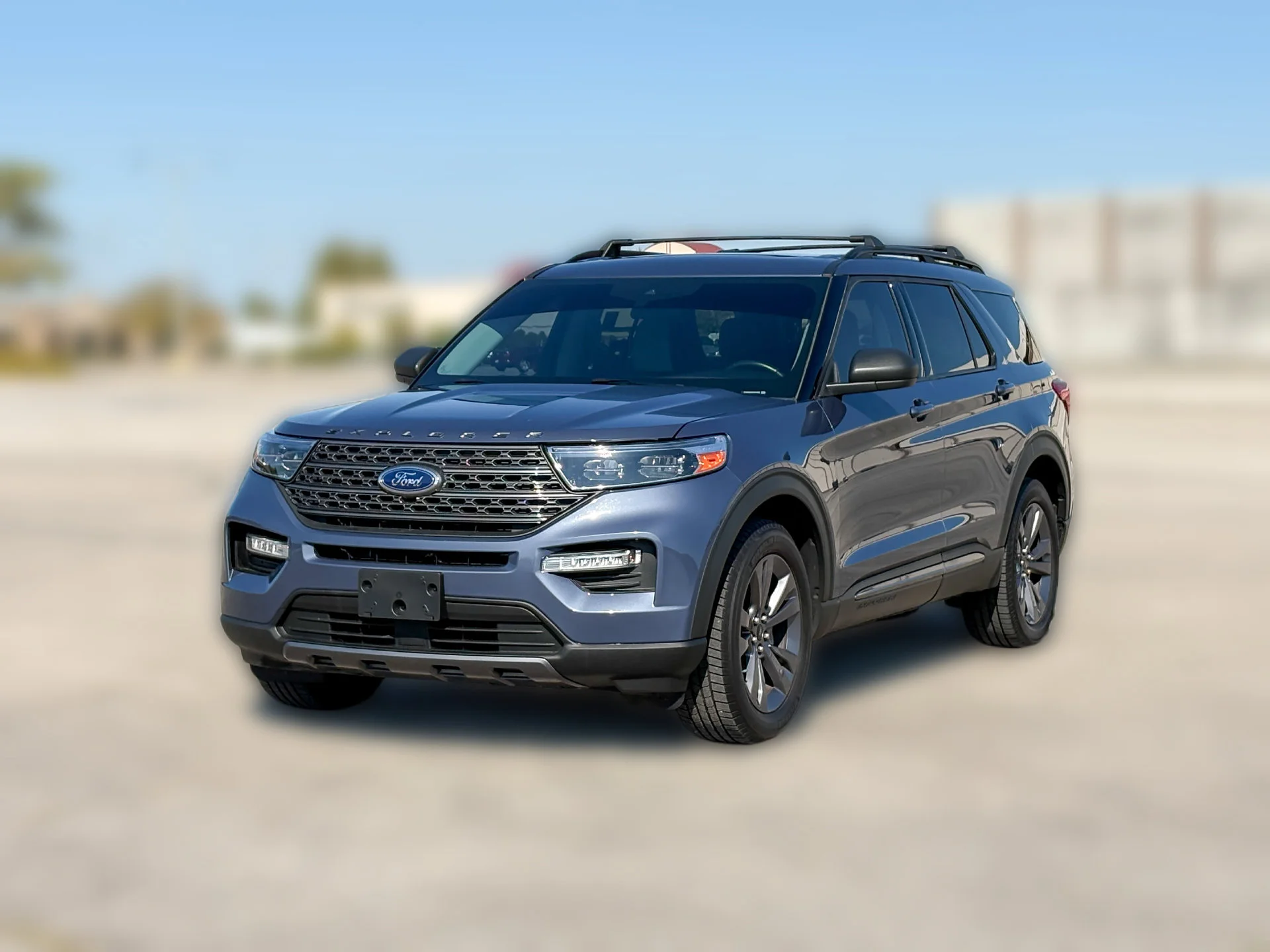 Used 2021 Blue Ford XLT image 4
