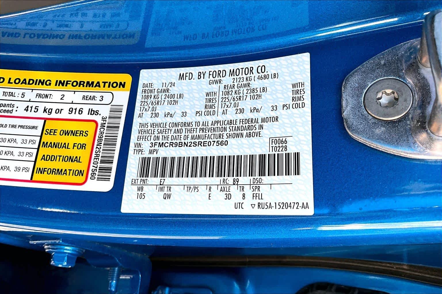 Certified Used 2025 Blue Ford Big Bend image 34