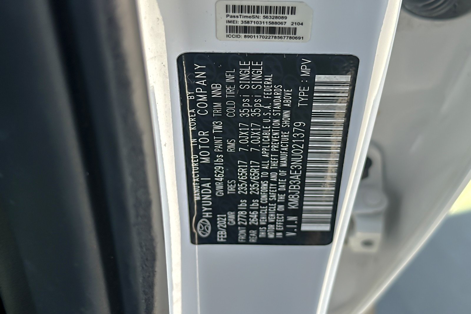 Used 2022 WHITE Hyundai SEL image 27