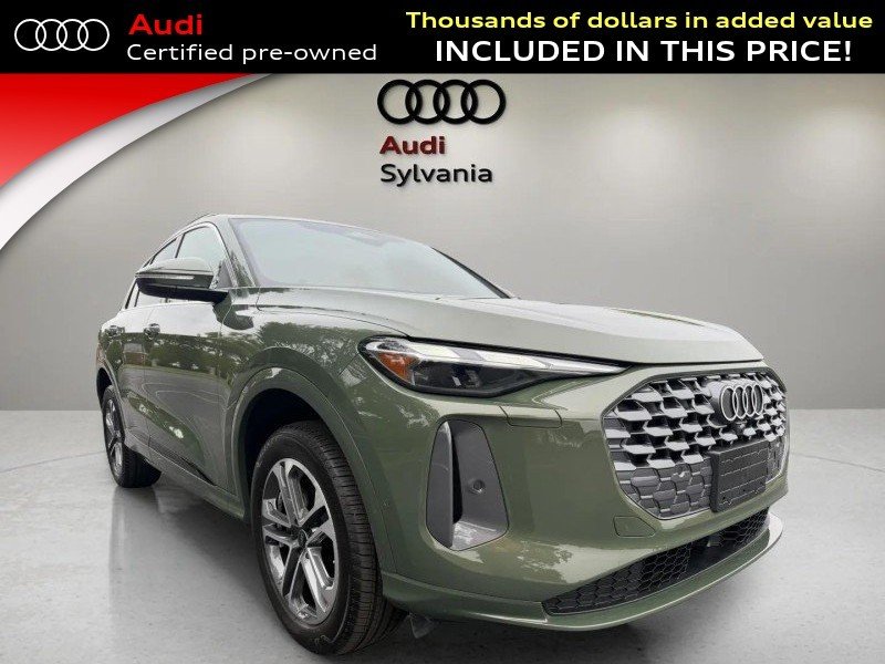 Certified Used 2025 District Green Metallic Audi Premium image 1