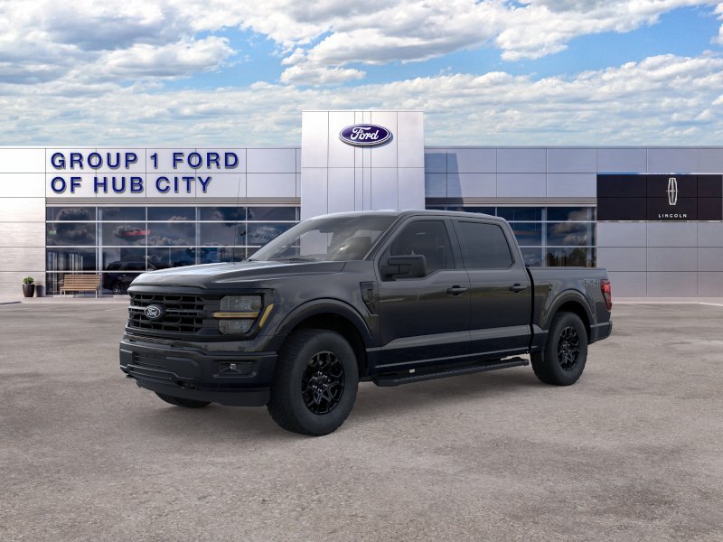 New 2026 Agate Black Metallic Ford XLT image 1