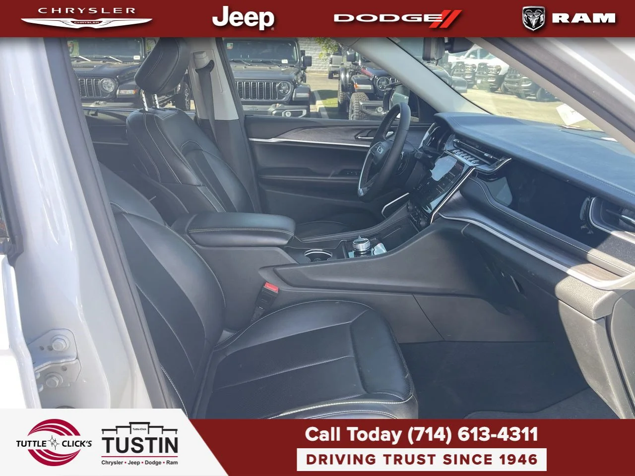Used 2023 Bright White Clearcoat Jeep Limited image 25