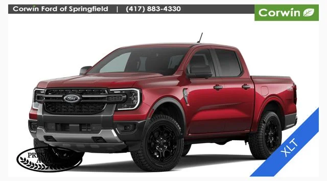 New 2026 Ruby Red Metallic Tinted Clearcoat Ford XLT image 1