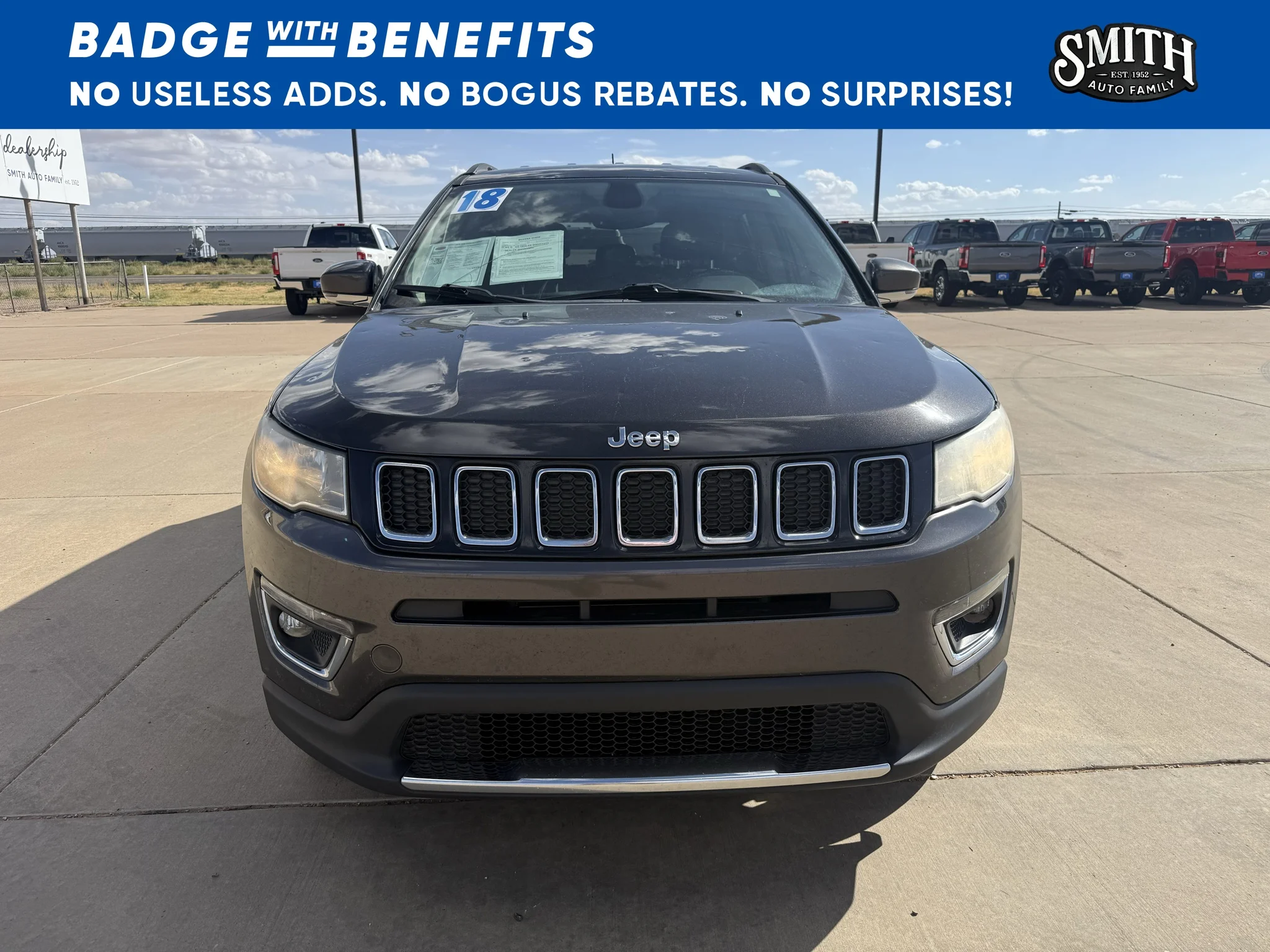 Used 2018 Black Clearcoat Jeep Limited image 20