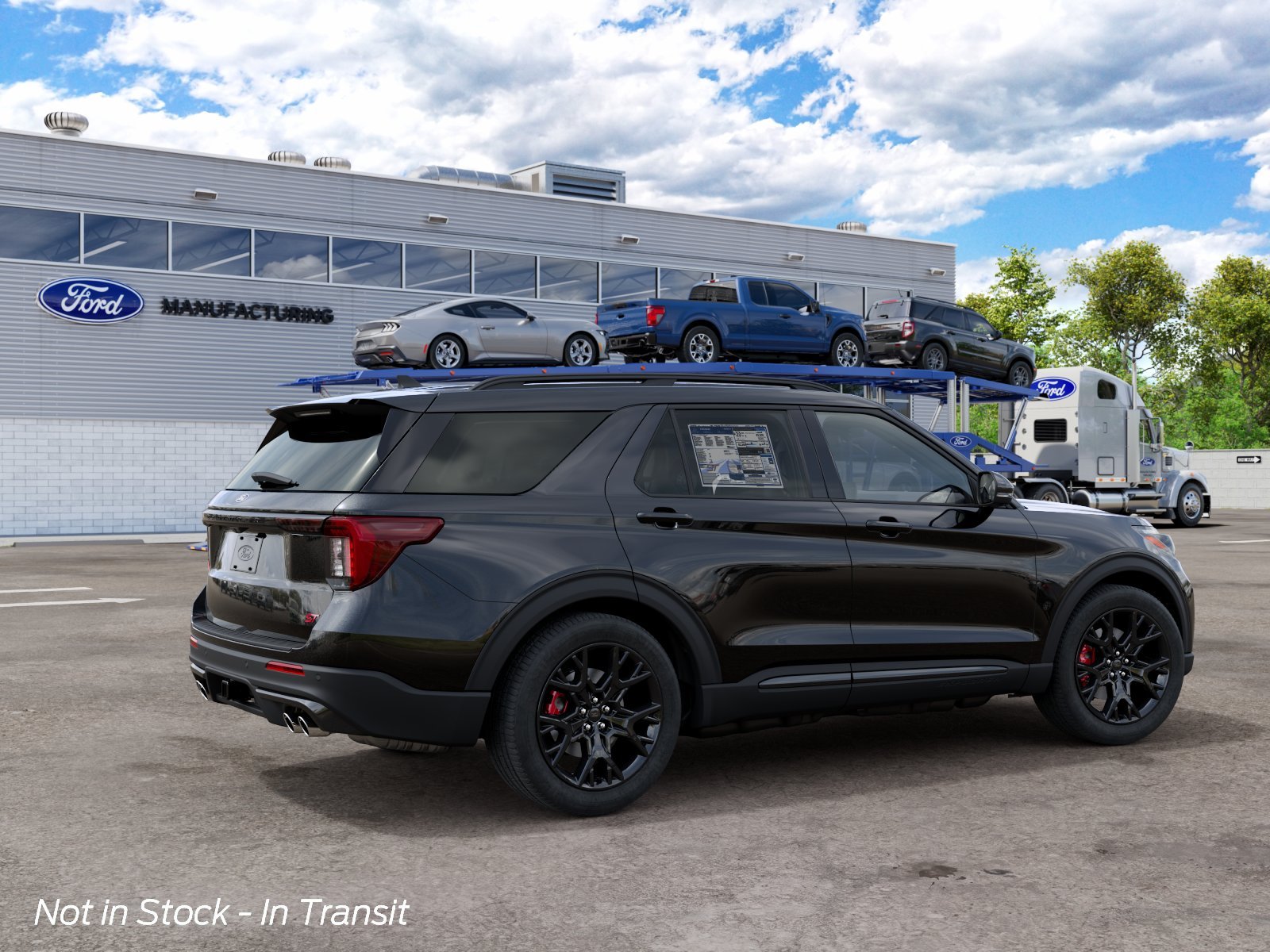 New 2027 Agate Black Metallic Ford ST image 6