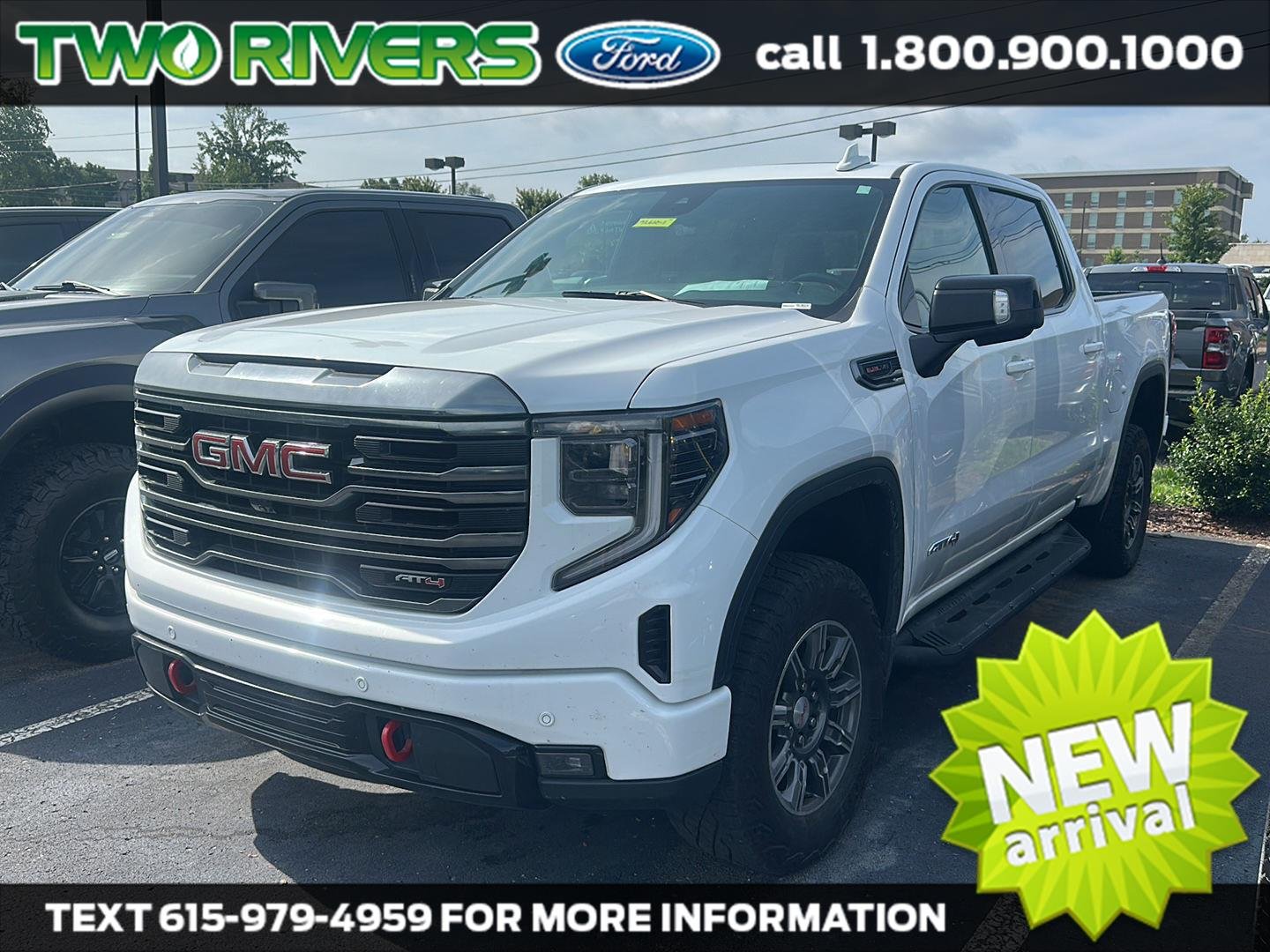 Used 2024 Summit White GMC AT4 image 1