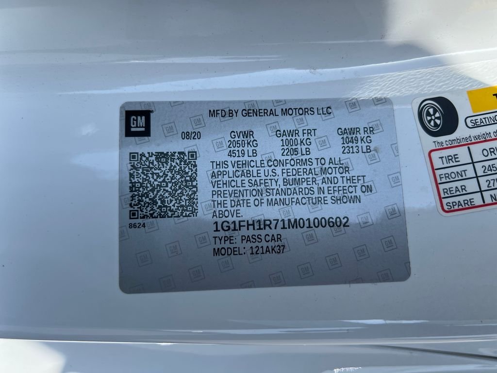 Used 2021 White Chevrolet SS image 26