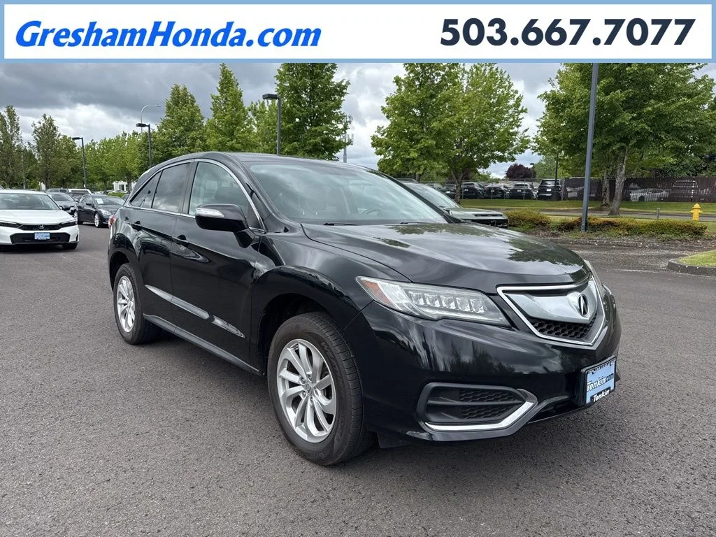 Used 2018 Crystal Black Pearl Acura Base image 1