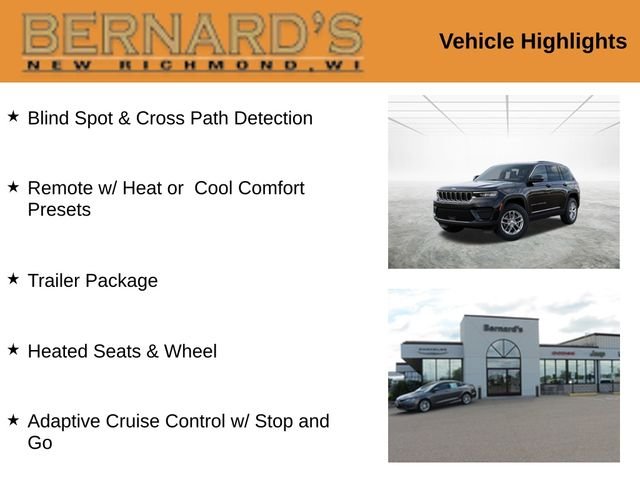 New 2026 Diamond Black Crystal Pearlcoat Jeep Laredo X image 2