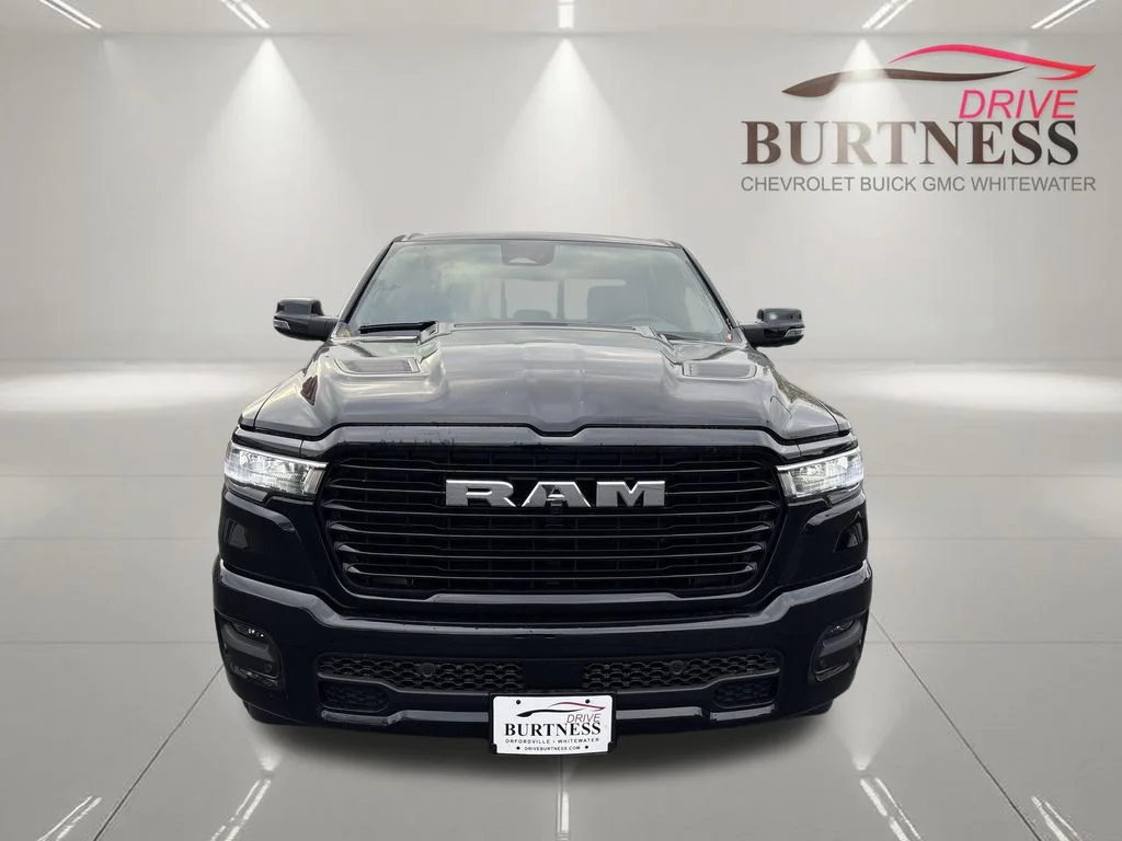 New 2026 Diamond Black Crystal Pearl-Coat Exterior Paint RAM Laramie image 3