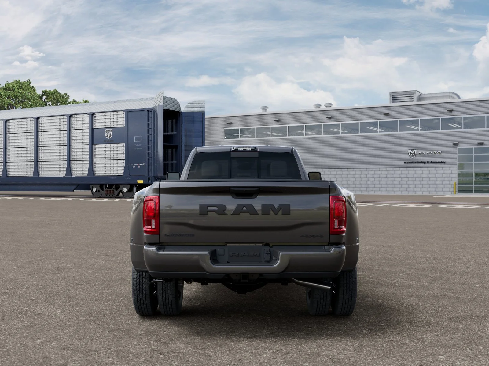 New 2026 Granite Crystal Metallic Clear-Coat Exterior Paint RAM Laramie image 8
