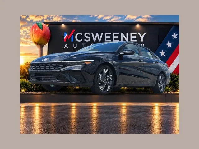 Used 2025 Black Hyundai SEL Sport image 1
