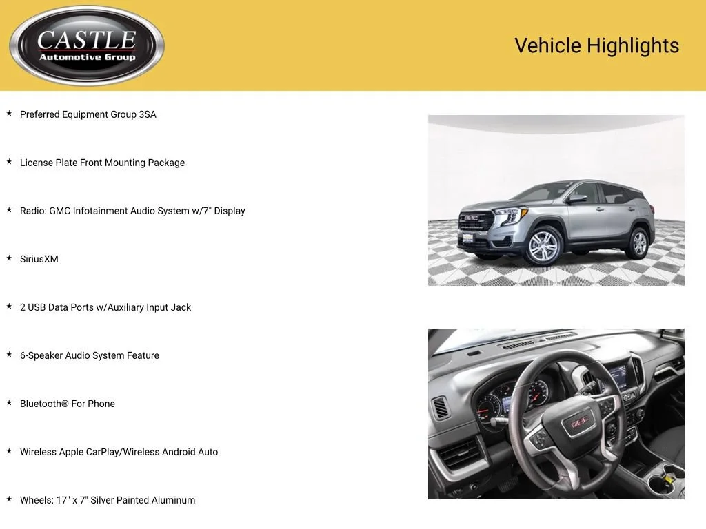 Used 2024 Sterling Metallic GMC SLE image 3