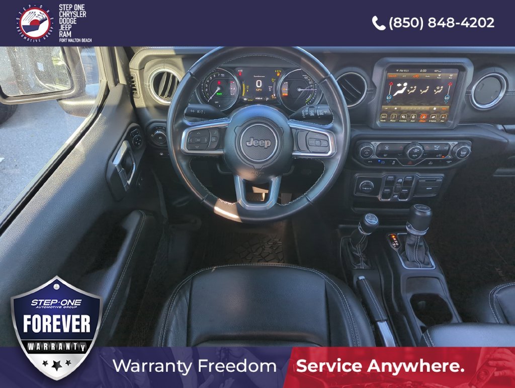 Used 2022 Gray Jeep Unlimited Sahara 4xe image 11