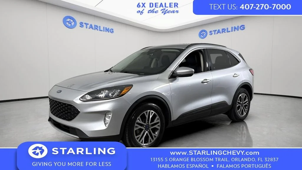 Used 2020 Ford Escape SEL with VIN 1FMCU0H6XLUC19549 for sale in Mount Pleasant, SC