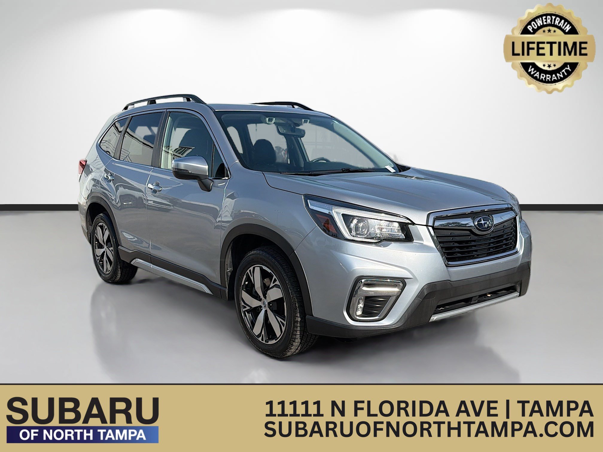 Used 2019 Ice Silver Metallic Subaru Touring image 1