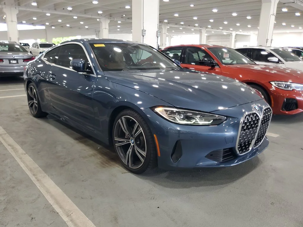 Used 2024 Arctic Race Blue Metallic BMW 430i image 2