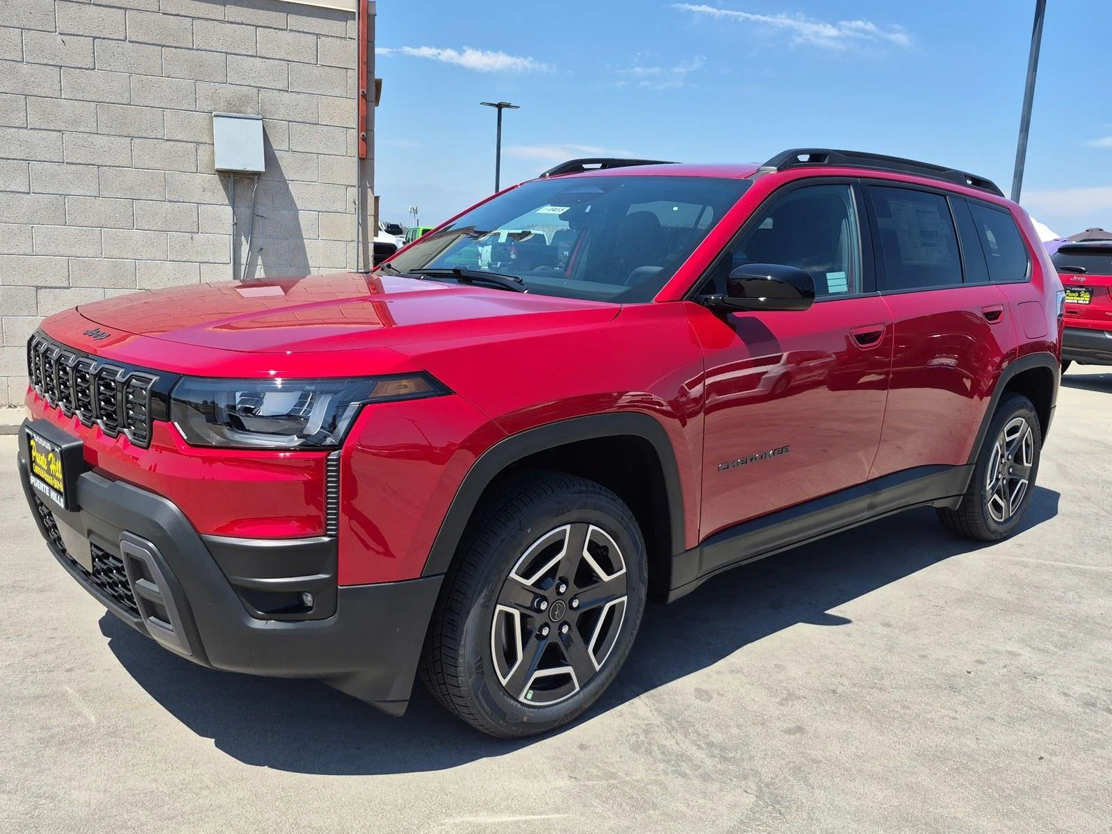 New 2026 Red Hot Pearl-Coat Exterior Paint Jeep Laredo image 3